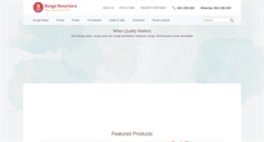 Desktop Screenshot of bunganusantara.com